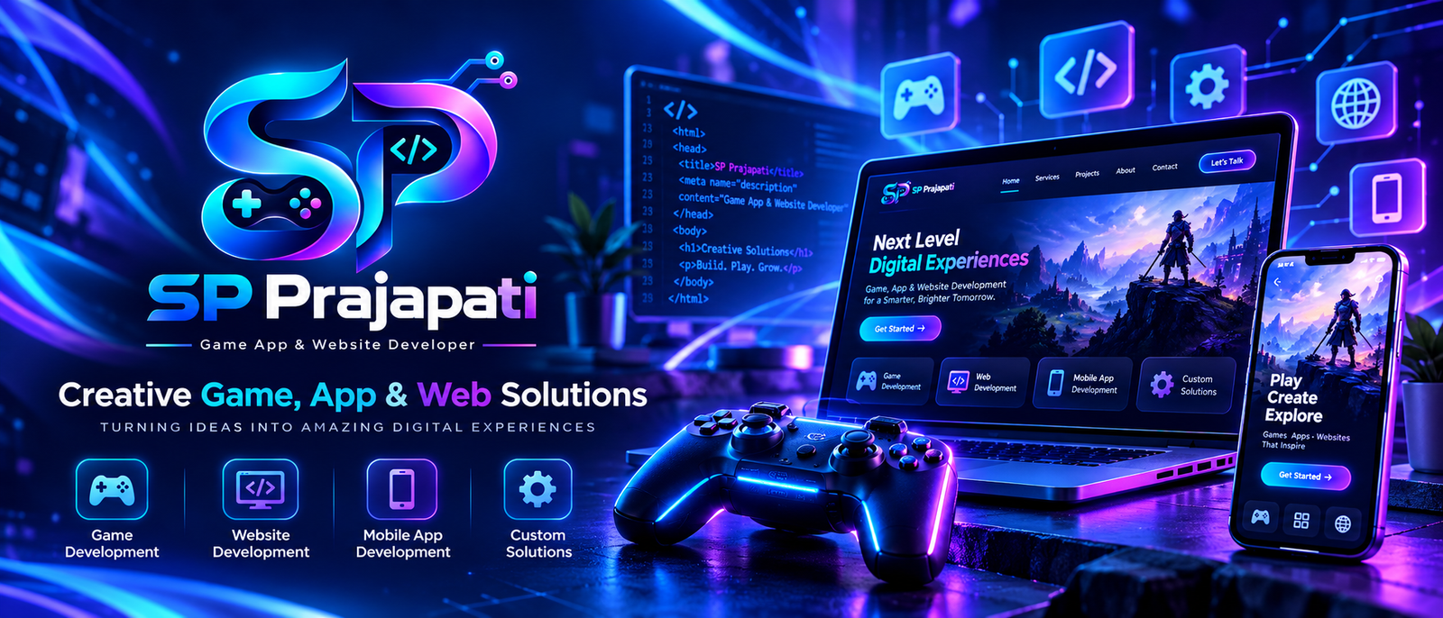SP Prajapati creative game, app and web solutions